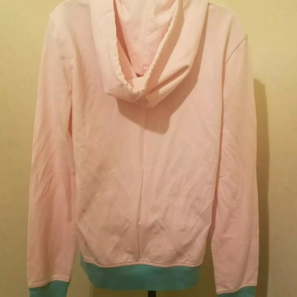 NWOT! Women Pink/Green True Religion Hoodie Size M - Picture 4 of 5